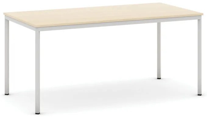 Stół jadalniany, 160x80 cm, szara podstawa, brzoza