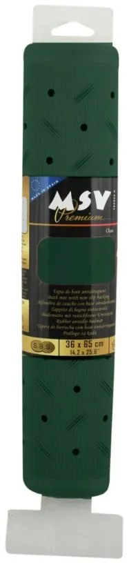 Spirella Antypoślizgowa mata do wanny CLASSPremium, ciemnozielona, 36 x 76 cm