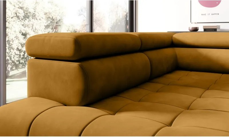 Narożnik CHIVAS L z Elektryczną regulacją siedziska WERSAL