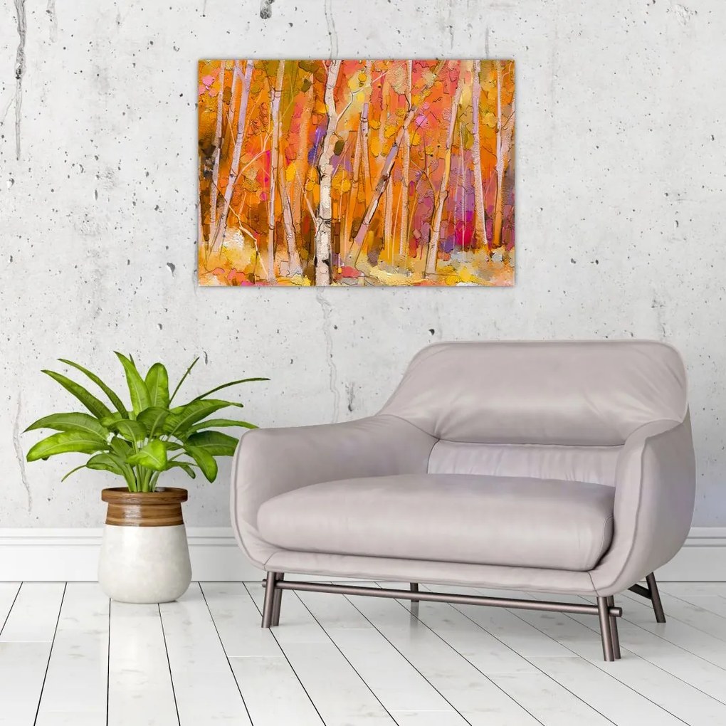 Obraz - Jesienny las (70x50 cm)