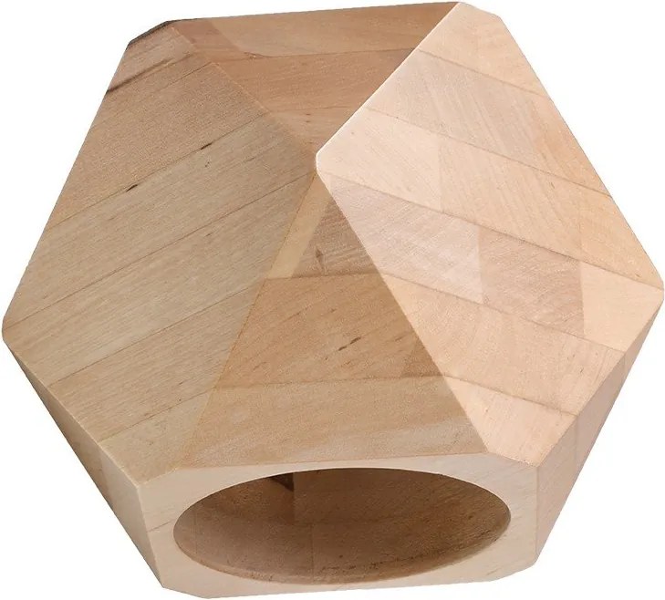 Kinkiet z litego drewna w naturalnym kolorze Vige – Sollux