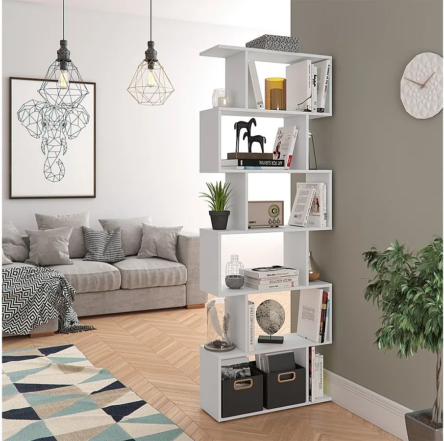 Room Divider biały 70x23.8x192.2 levio