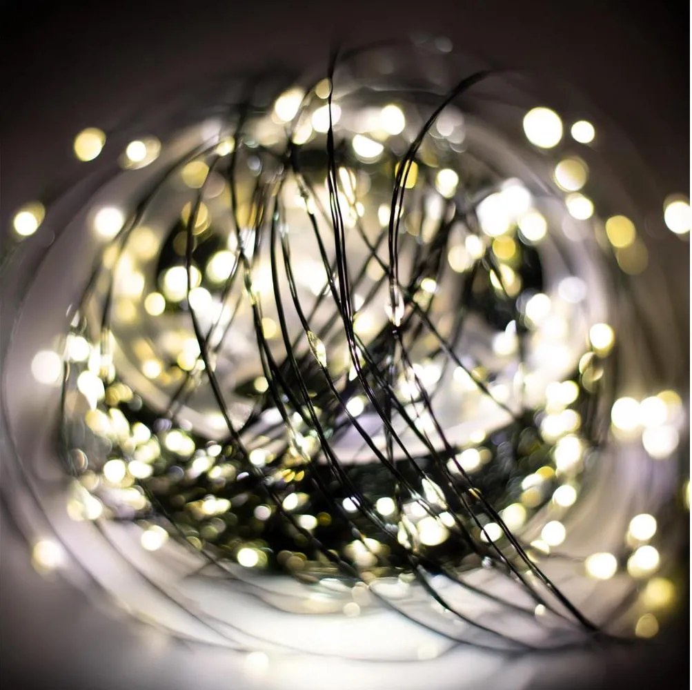 LED łańcuch świetlny zewnętrzny 1500xLED/230V 8 funkcji 153 m IP44 ciepła biała + pilot