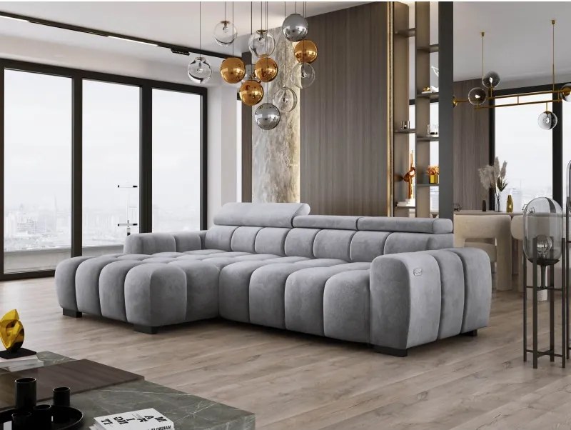 Narożnik OMBO S MINI Lewostronny z Elektryczną Regulacją SALVADOR 14