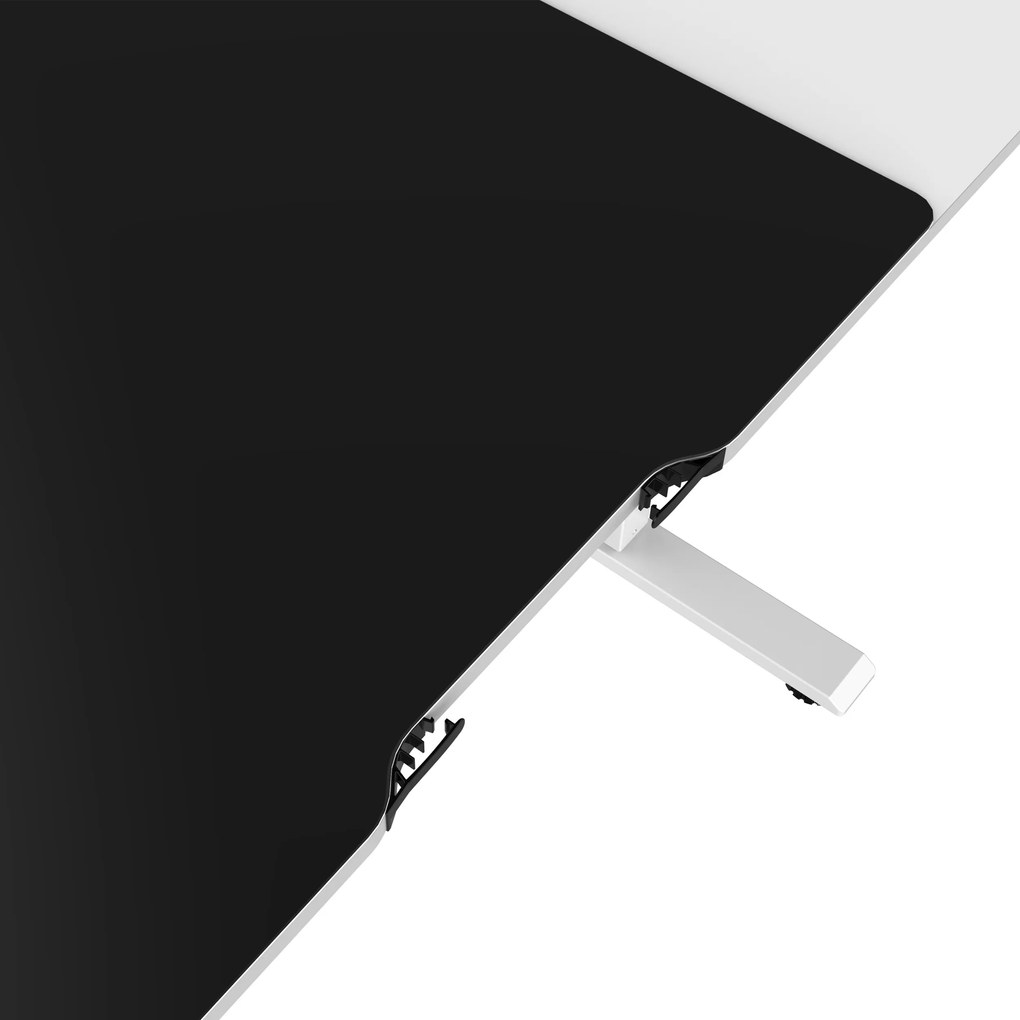 Biurko z elektryczną regulacją wysokości EGON, 1100 x 720 x 600 mm, białe