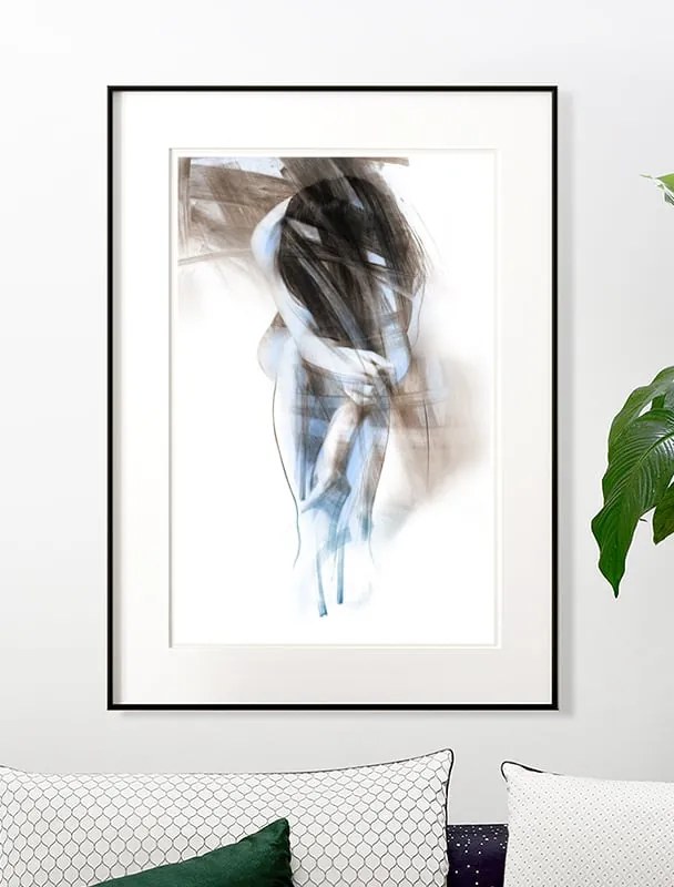 Obraz Akt 3, Seria Niebieska