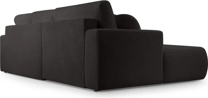 Narożnik VELO wolnostojący układ L strona Prawa z funkcją spania w tkaninie Coral 60