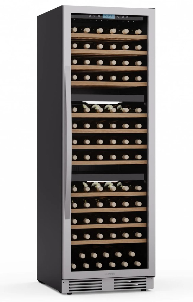 Klarstein Lodówka na wino Vinovilla Trio, 143 butelki