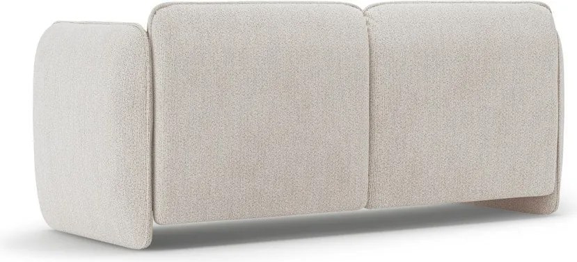 Kremowa sofa z tkaniny szenilowej 168 cm Georgia – Micadoni
