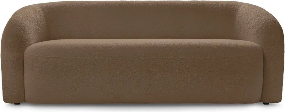 Brązowa sofa z materiału bouclé 193 cm Elina – Bobochic Paris