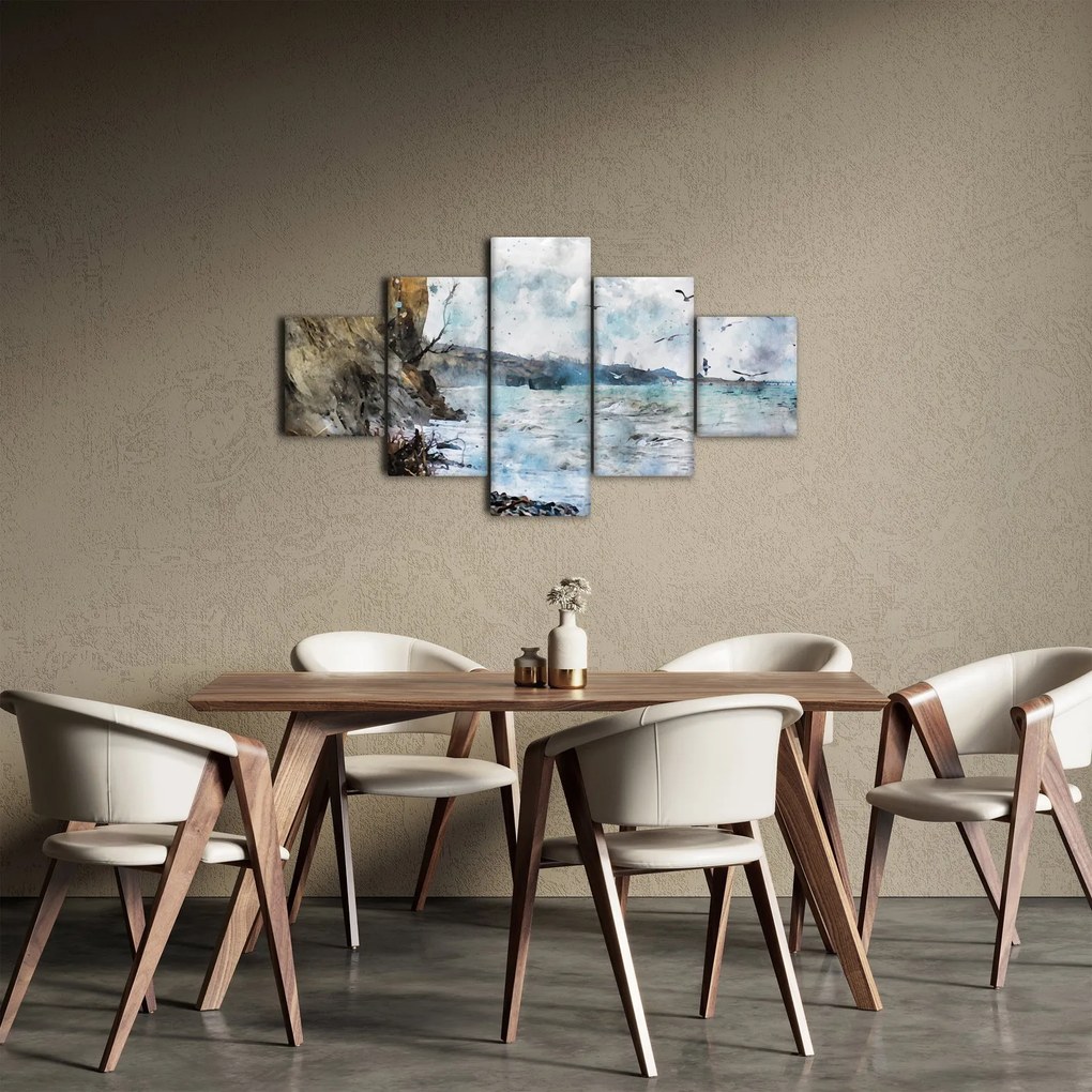 Obraz - Rafa, akwarela (125x70 cm)