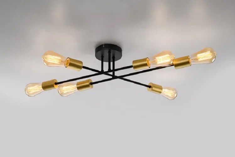 Lampa sufitowa z sześcioma cienkimi ramionami - V110-Uresa