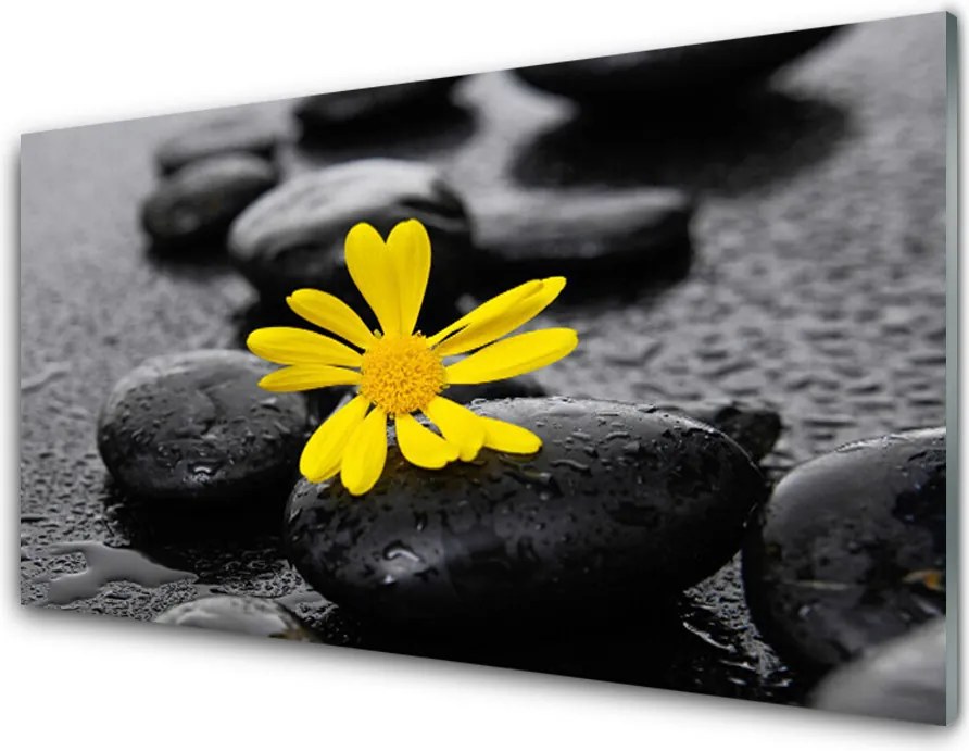 Panel Szklany Słoneczny Akcent w Gabinecie Spa