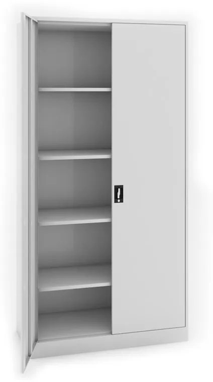 Szafa spawana JUMBO, 1950 x 1200 x 600 mm, szaro/szara