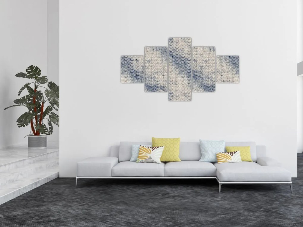 Obraz - Wzór fali (125x70 cm)