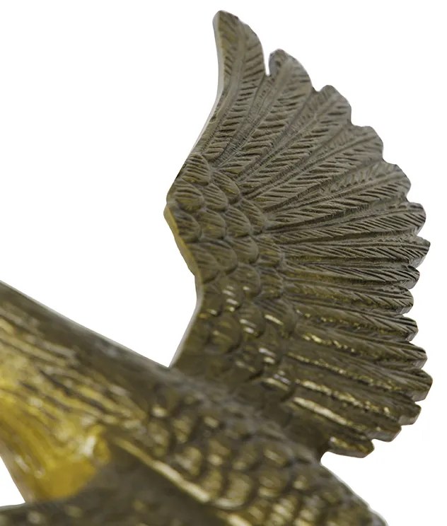 Vintage Lampa ścienna mosiądz - Animal Fugl