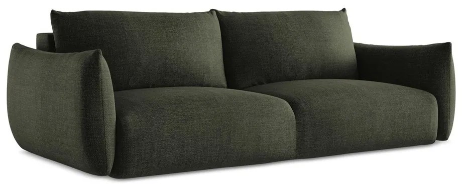Zielona rozkładana sofa 230 cm Leila – Makamii