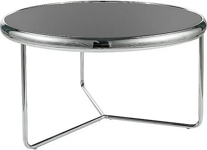 Ława SCARLET czarna/chrom