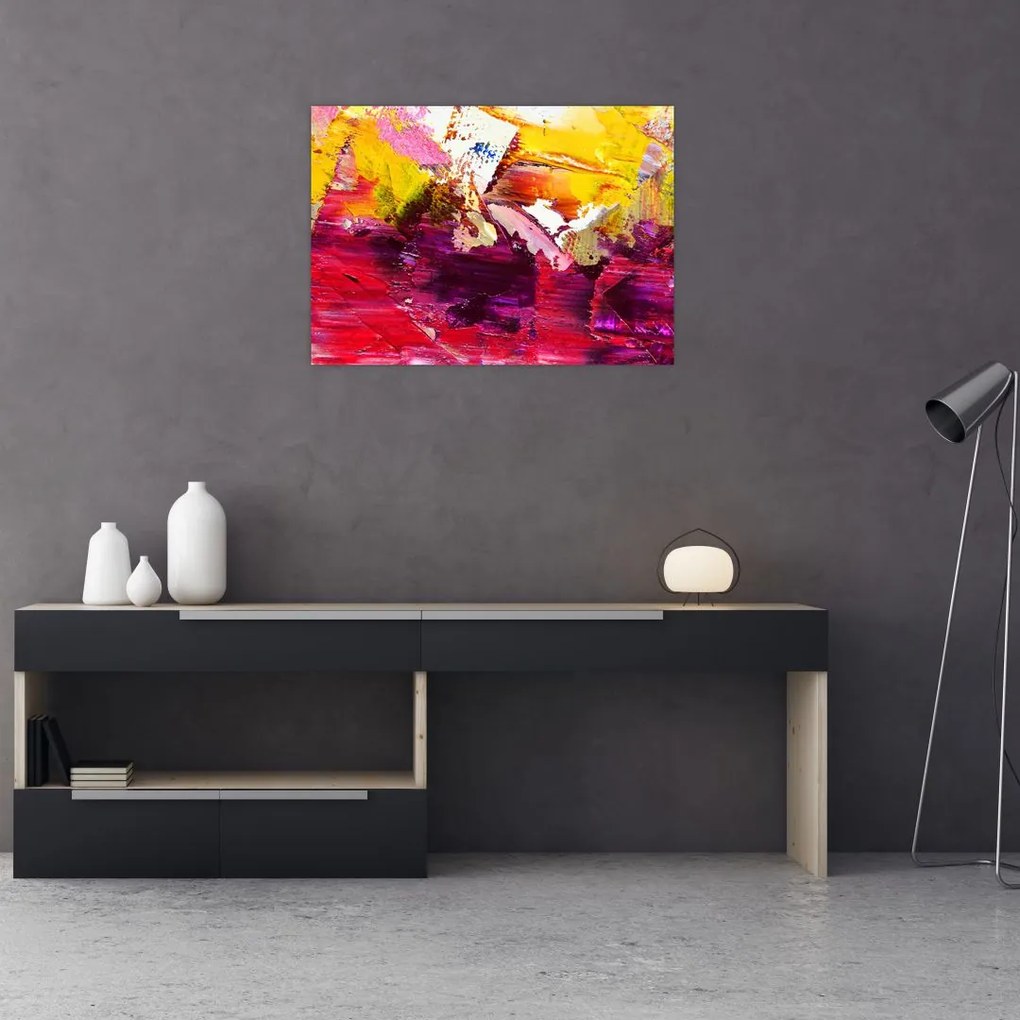 Obraz abstrakcji - malarstwo (70x50 cm)