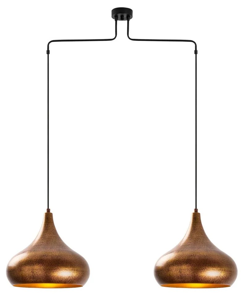 Lampa wisząca Muba - 11551, miedziana