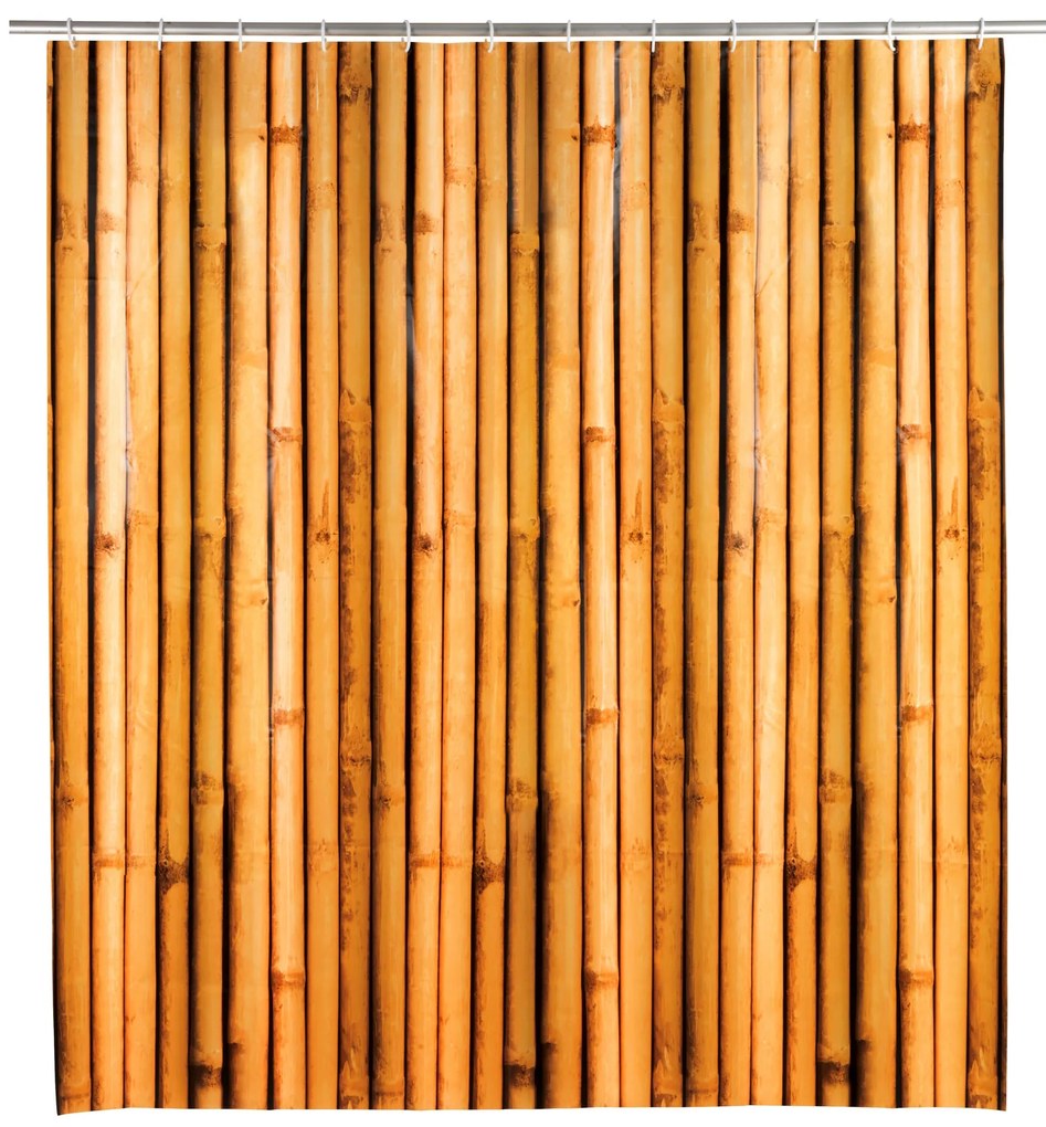 Zasłona prysznicowa BAMBUSA, 180 x 200 cm, tworzywo sztuczne, WENKO