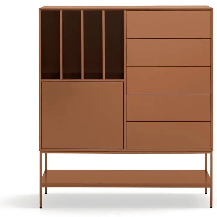 Ceglasta szafka 120x140x45 cm Platt – Teulat