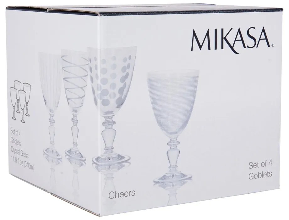 Zestaw 4 kieliszków do koktajli Mikasa Cheers, 340 ml