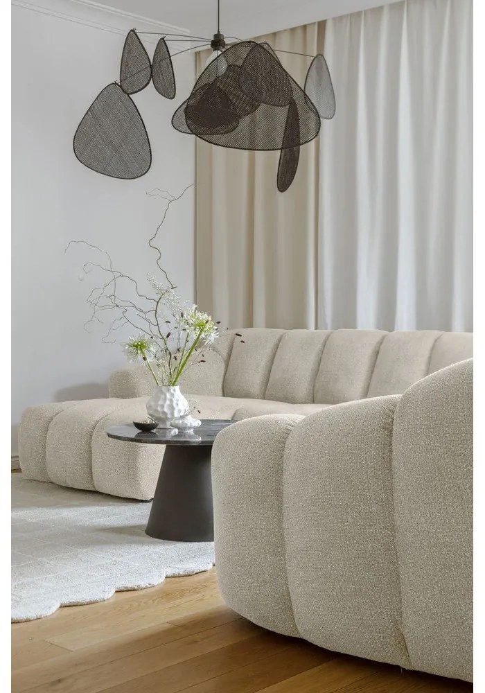 Beżowy narożnik (prawostronny/w kształcie litery U) Shell – Miuform