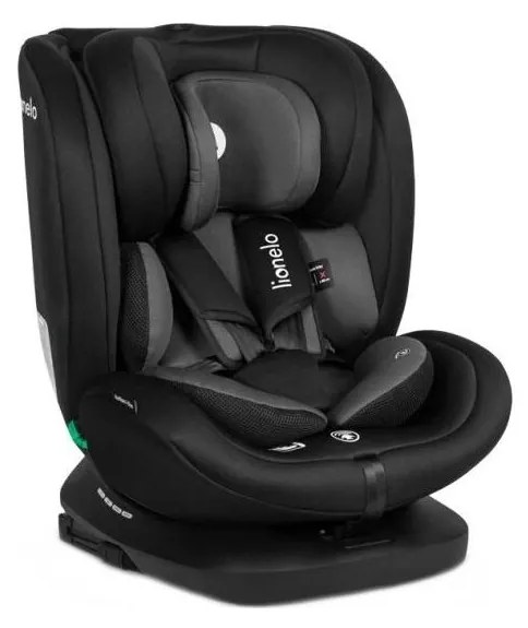 Lionelo - Fotelik samochodowy BASTIAAN i-Size 40-150 cm czarny/szary