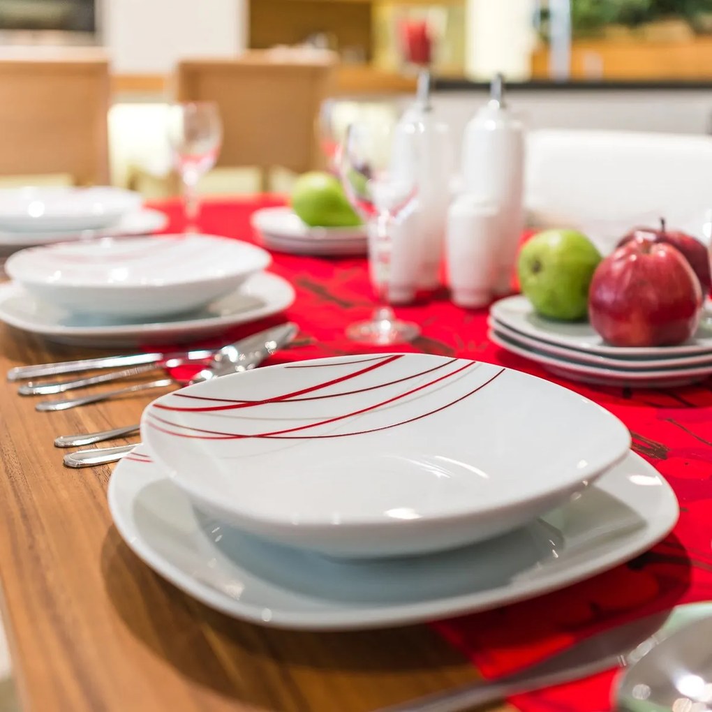 Domestic Sencilla 18-częściowy zestaw talerzy, MÄSER