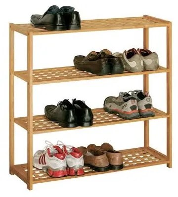 Szafka na buty z litego drewna orzechowego w naturalnym kolorze – Premier Housewares