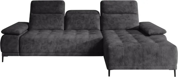 Narożnik FOCUS S Mini z elektryczną regulacją w tkaninie SALVADOR 15 WERSAL