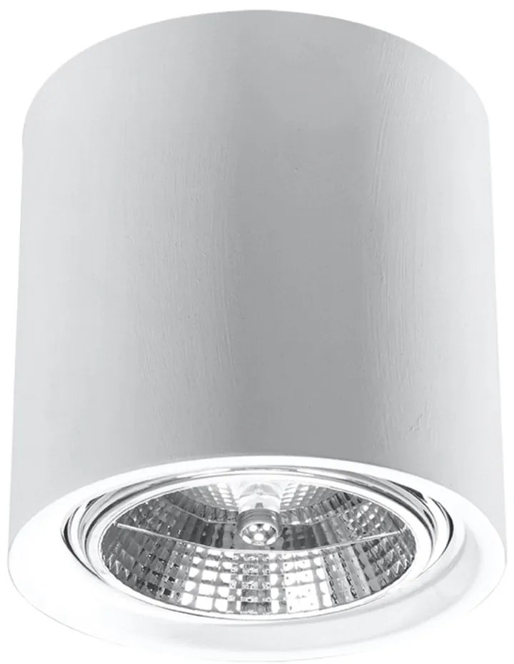 Biała lampa sufitowa ø 14,5 cm Roxa – Nice Lamps