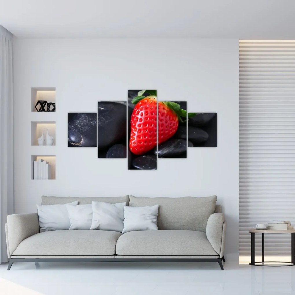 Obraz - truskawka (125x70 cm)