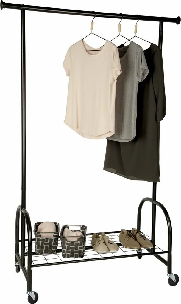 Wenko Metalowy stojak na kółkach z pojemnikiem nabuty PROFI