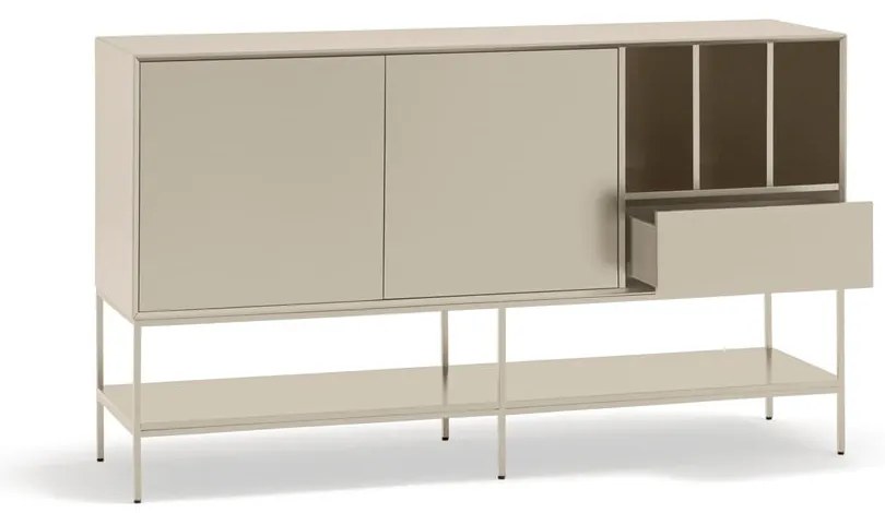 Kremowa komoda 166x98x45 cm Platt – Teulat