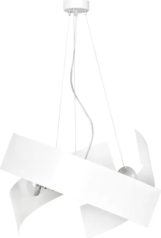 Biała nowoczesna lampa wisząca regulowana - 3X D026 Z4-L38