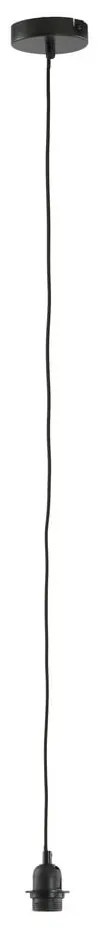 Czarna lampa wisząca ø 5,5 cm Viggo – Light &amp; Living