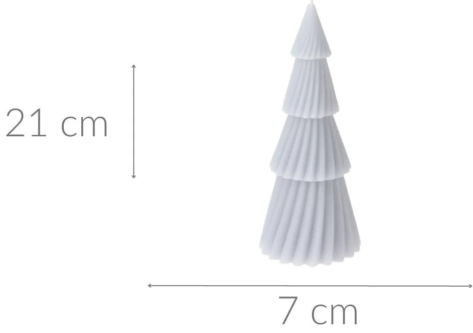 Świeczka ozdobna choinka, 7 x 21 cm