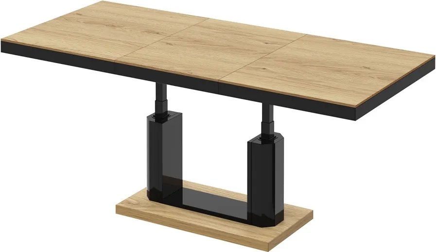 Rozkładany ławostół Quadro Lux dąb