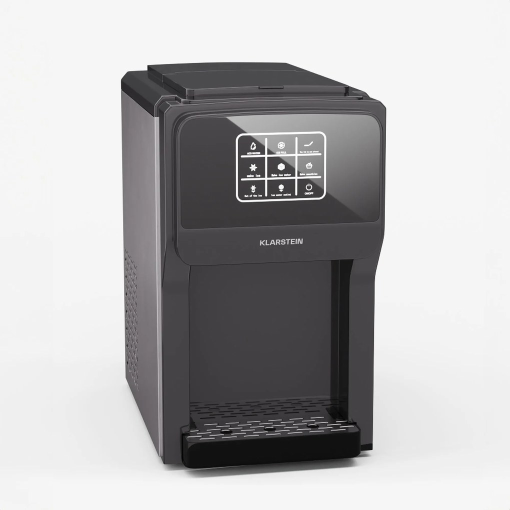 Klarstein ArcticBlend 20kg/24h 2L Kostkarka do Lodu Czarny