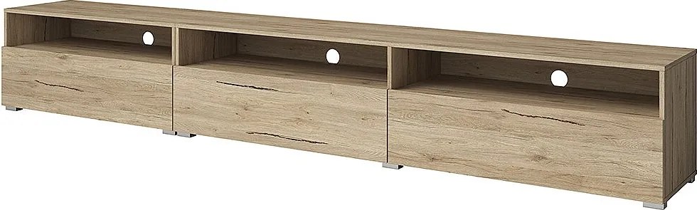 Szafka RTV BAROS 270 dąb san remo jasny stojąca/wisząca