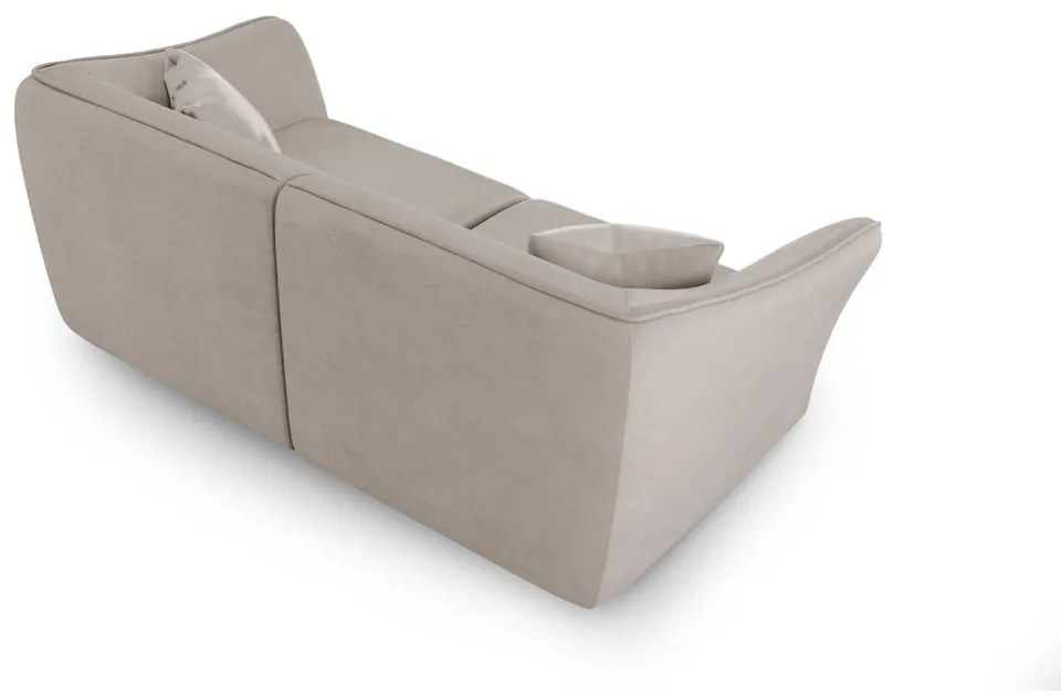 Beżowa sofa z materiału bouclé 206 cm Tokyo – Cosmopolitan Design