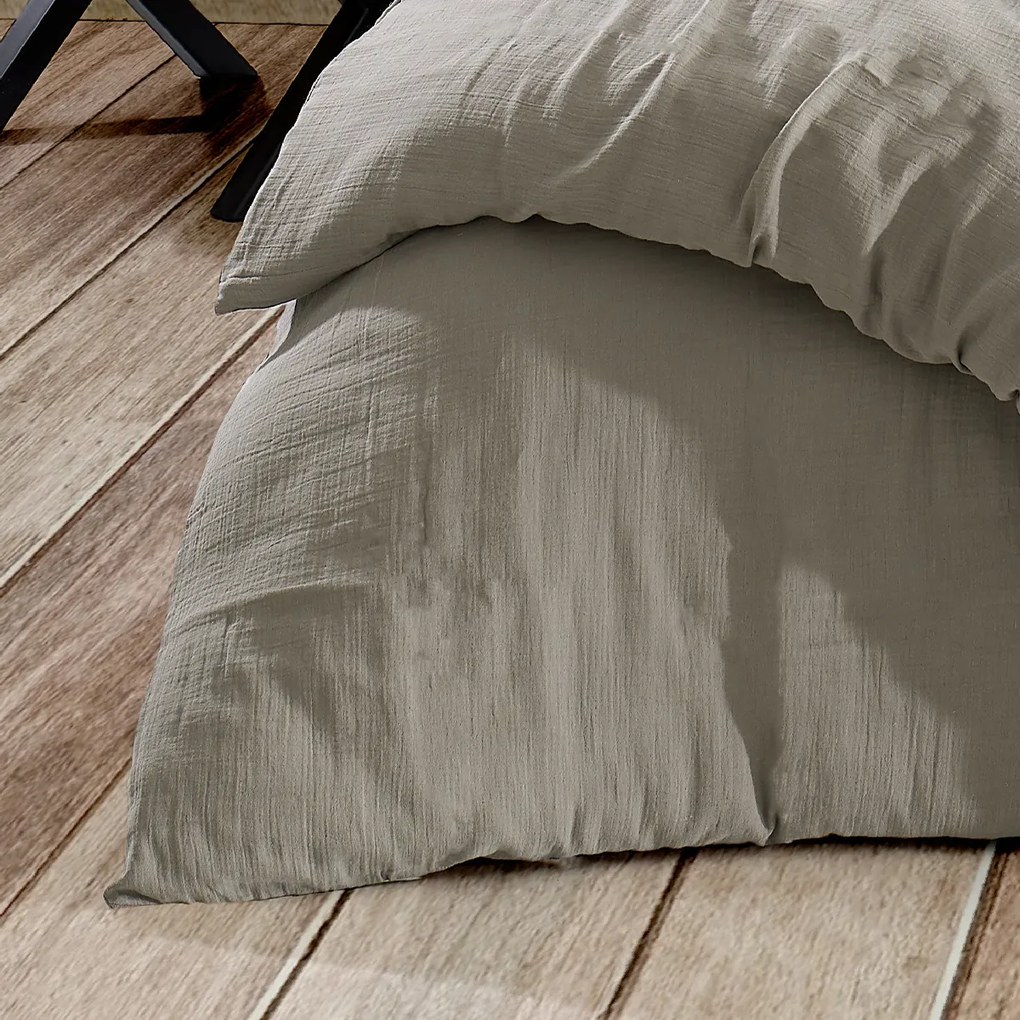 4Home Pościel muślinowa Sand, 220 x 200 cm, 2 szt. 70 x 90 cm