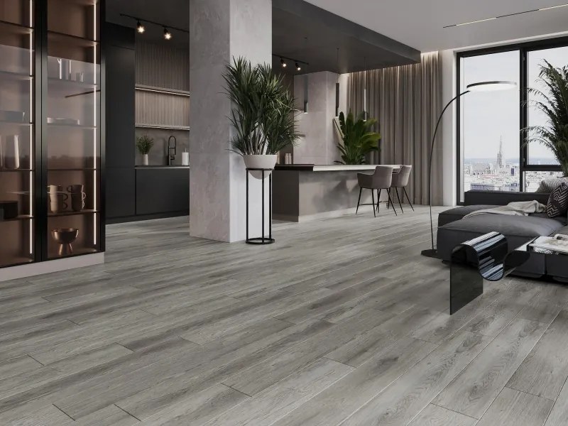 Mexen Claremont próbka paneli winylowych SPC 6,5 mm, podkład IXPE 1,5 mm, 4 V-Fuga, Dąb - F1039-S