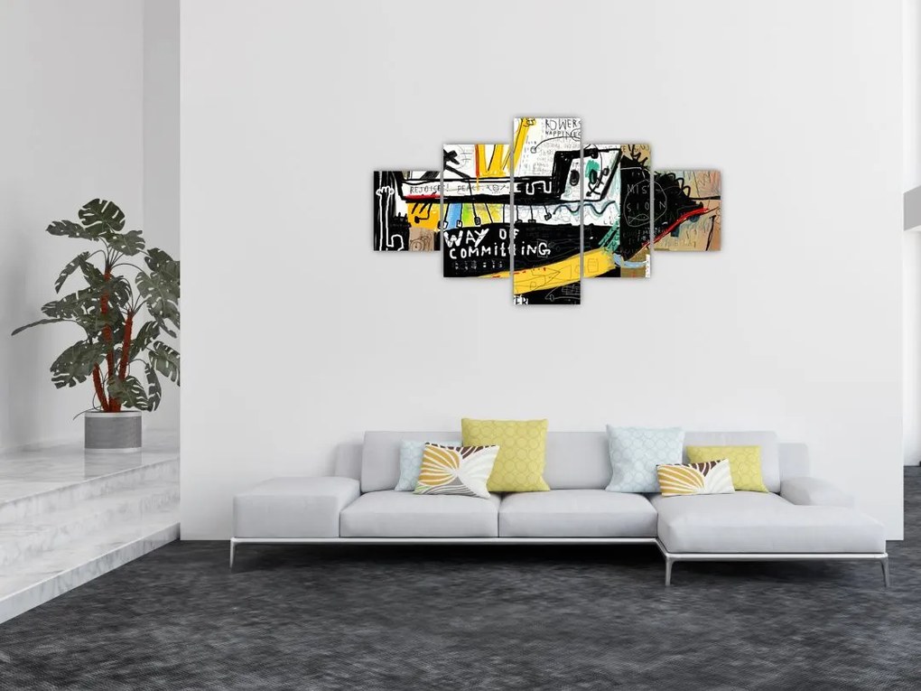 Obraz - Graffiti (125x70 cm)