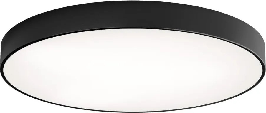 Lampa sufitowa z czujnikiem CLEO 6xE27/24W/230V o średnicy 80 cm, czarna