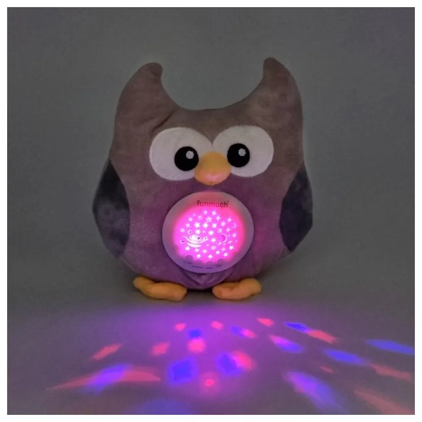 Woopie baby przytulanka usypiacz projektor 2w1 sówka - 10 kołysanek