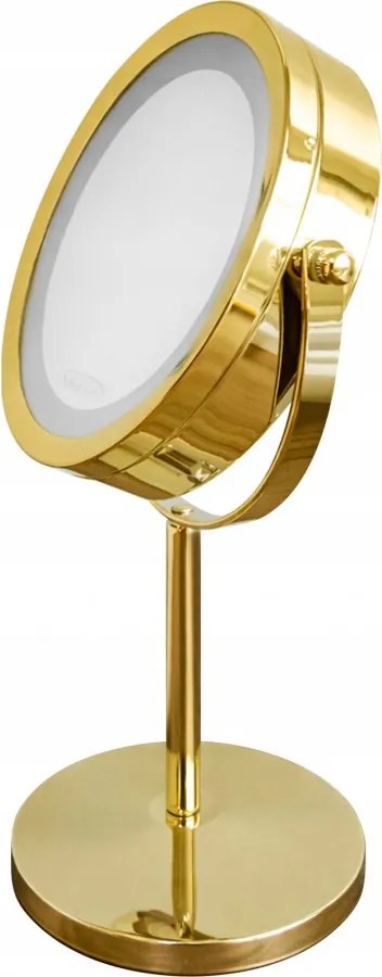 Lusterko Do Makijażu PREMIUM Kosmetyczne POWIĘKSZAJĄCE 10X Podświetlane LED