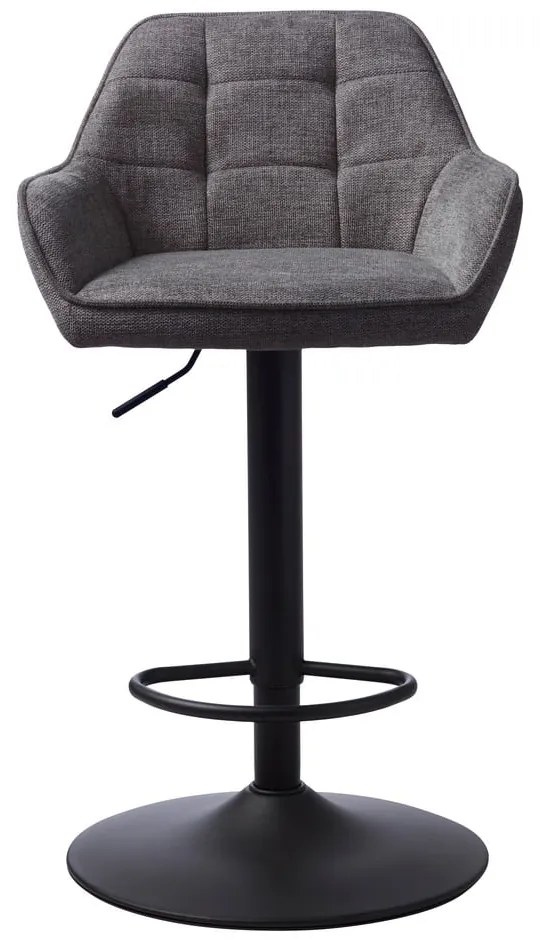 Ciemnoszary hoker z regulowaną wysokością Nolan – Unique Furniture